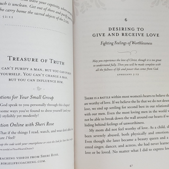 Lot Of 4 Women's Bible Study Your Hearts Desire Sheri Rose Shepherd Small Group - Picture 6 of 8